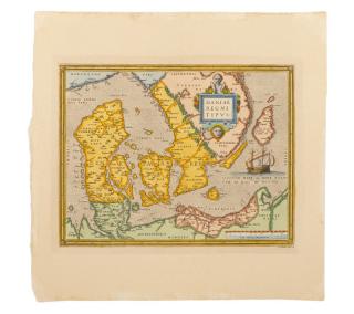 Appraisal: Albrecht Carl Seutter th C Map of Denmark Albrecht Carl