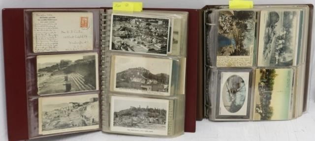 Appraisal: COLLECTION OF TWO ALBUMS OF VINTAGE GREEKPOSTCARDS TOTAL THE FIRST