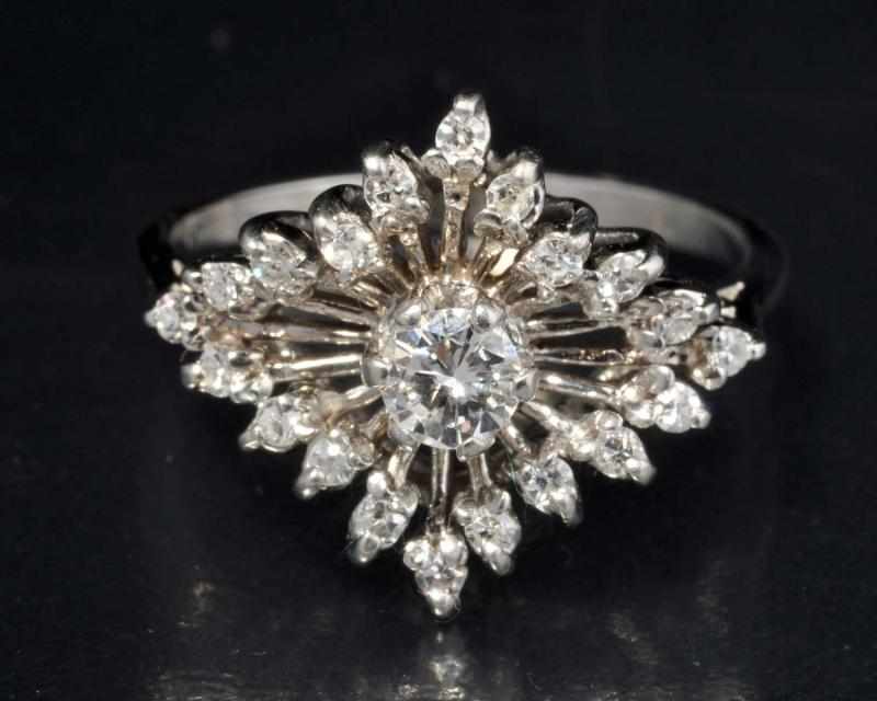 Appraisal: K W Gold Diamond Ring Description Diamonds ctw Condition Excellent