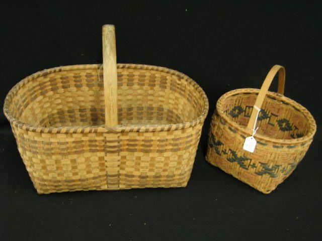 Appraisal: Old Cherokee Baskets