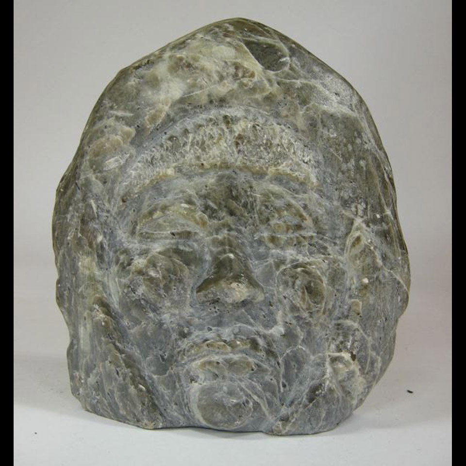 Appraisal: INUIT UNIDENTIFIED FACE SOAPSTONE - X