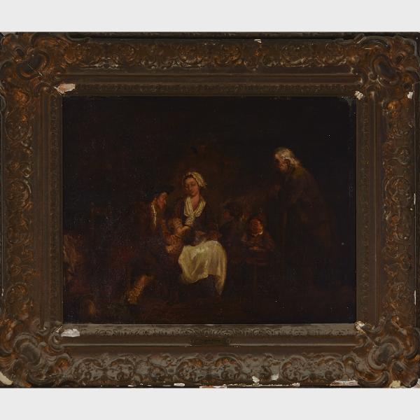 Appraisal: Manner of Francis Wheatley - A FAMILY GATHERING Britsh Oil