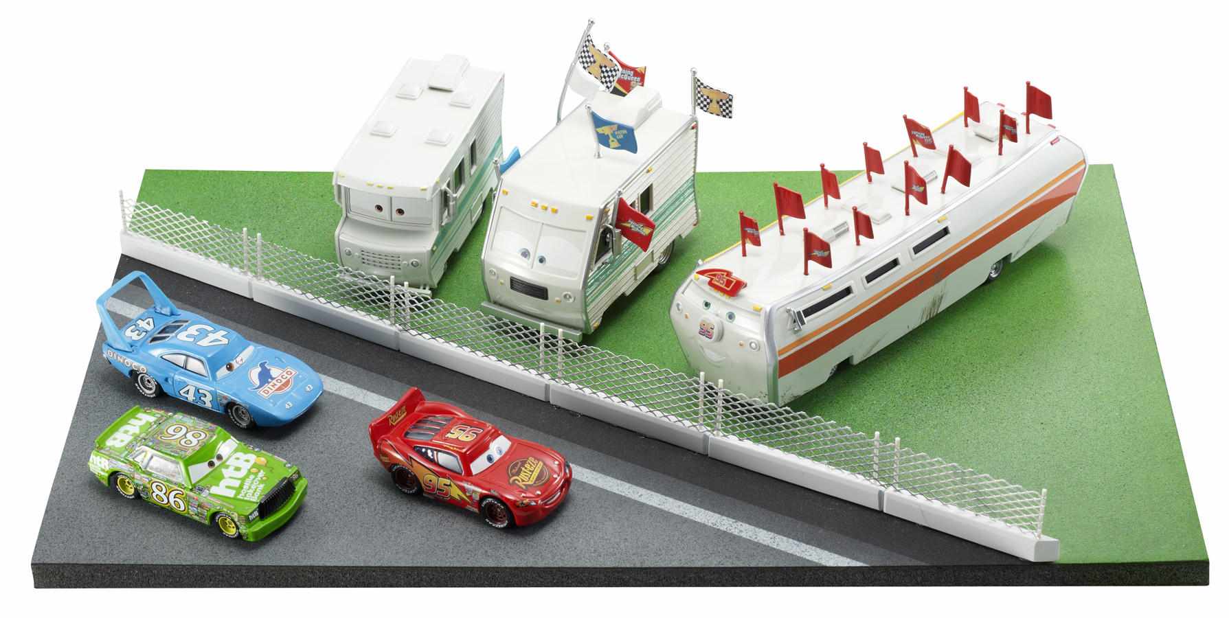 Appraisal: A Piston Cup Race scene display inspired by DisneyPixar Cars