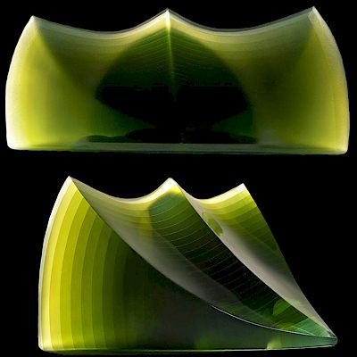 Appraisal: Javier Gomez - Vuelos Exclusive on Bidsquare Signed Laminated glass