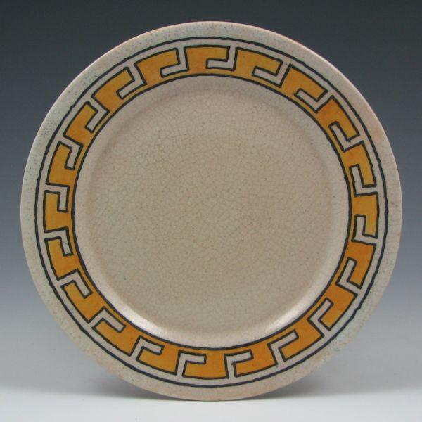 Appraisal: SEG Saturday Evening Girls plate with Greek key motif from