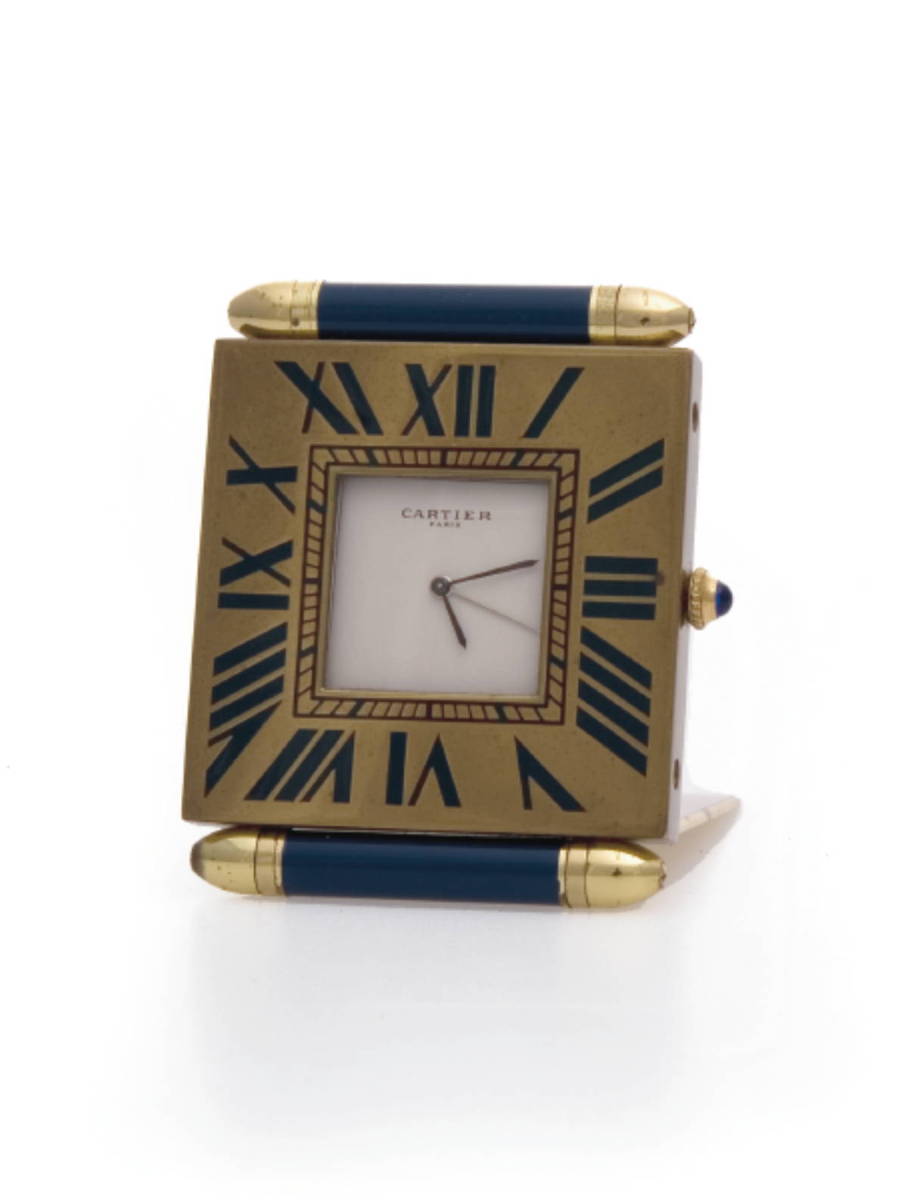 Appraisal: LE MUST DE CARTIER TRAVEL CLOCK