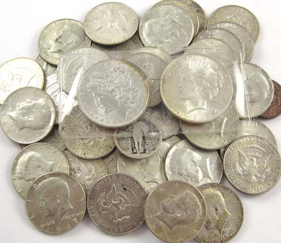 Appraisal: U S SILVER COIN COLLECTION Kennedy half dollars silver Kennedy