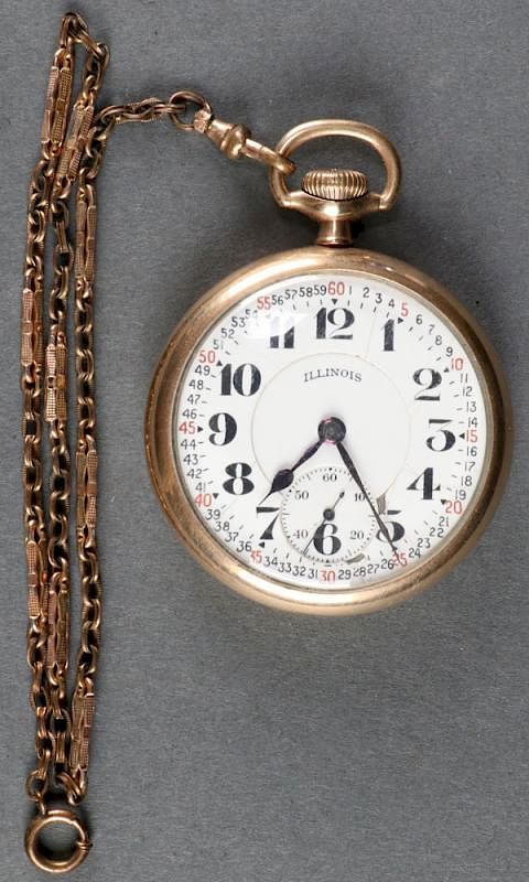 Appraisal: ILLINOIS BUNN SPECIAL J POCKET WATCH C ILLINOIS BUNN SPECIAL