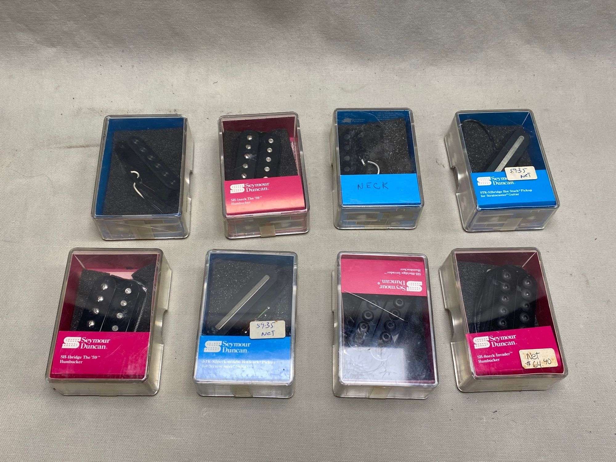 Appraisal: Seymour Duncan pickups untested Seymour Duncan pickups untested All guitars