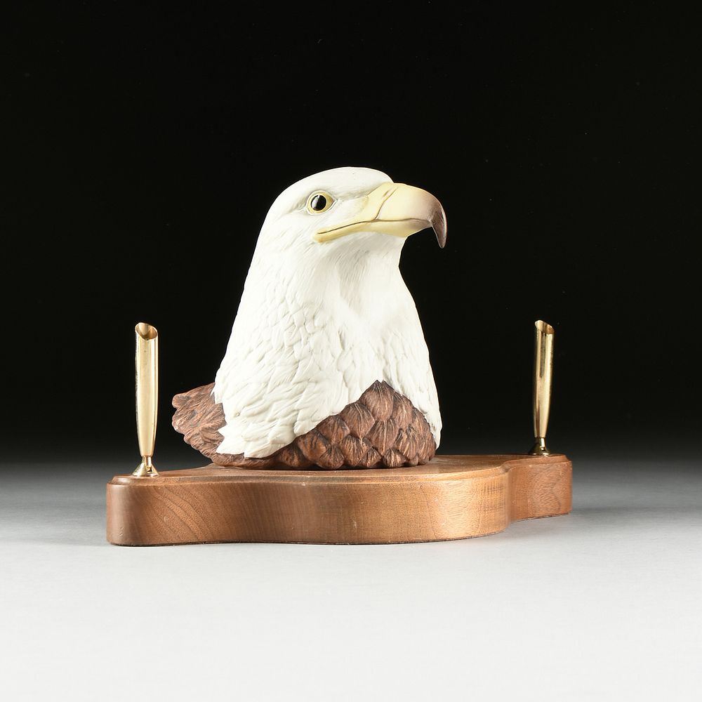 Appraisal: A BOEHM SCULPTURE Bald Eagle Head UNITED STATES A BOEHM