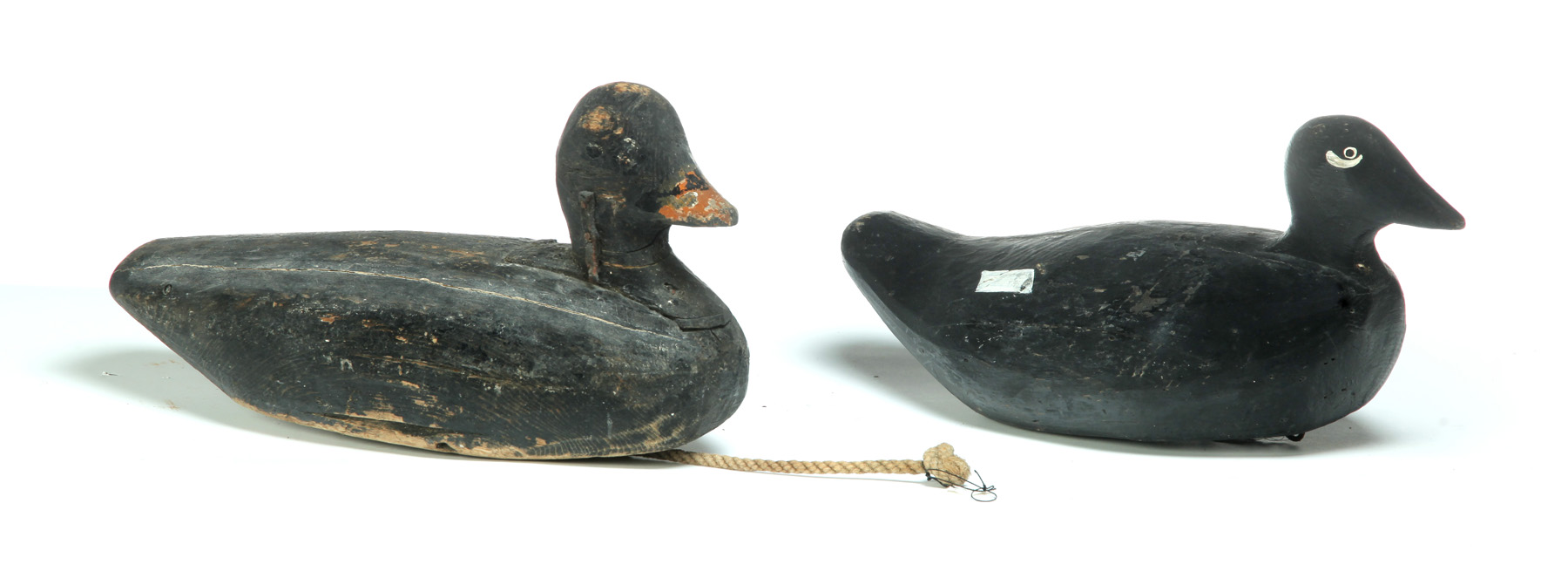 Appraisal: TWO MAINE SCOTER DUCK DECOYS American late th and first