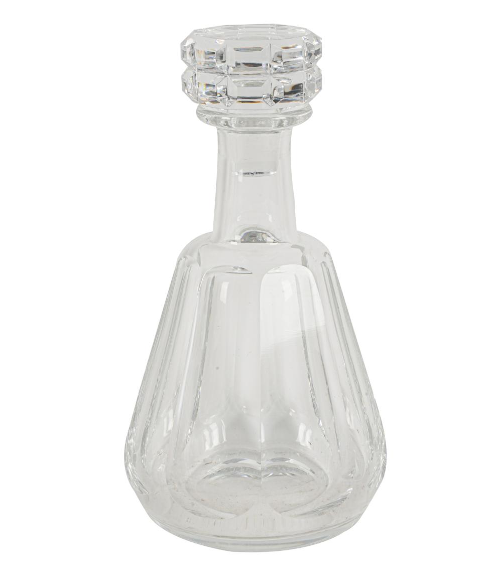 Appraisal: BACCARAT CRYSTAL DECANTERmarked Condition fleabites to stopper Provenance The Estate