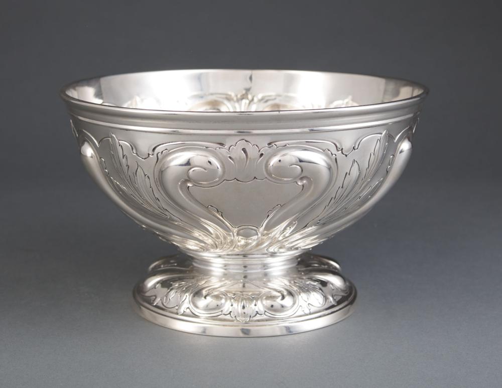 Appraisal: Gorham Sterling Silver Footed Bowl date mark for foliate scroll