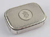 Appraisal: A very fine Victorian silver vesta case the rectangular case