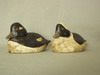 Appraisal: DECOYS - Pair of male and female Bufflehead decoys with