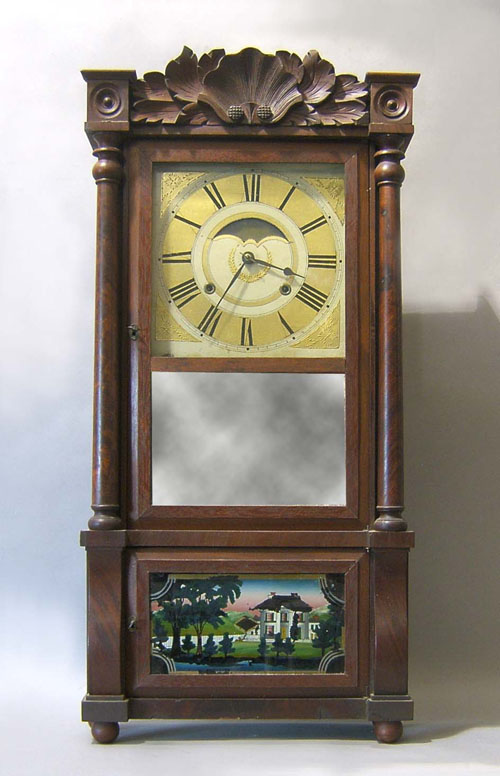 Appraisal: Burge Mallory Co Empire mantle clock h