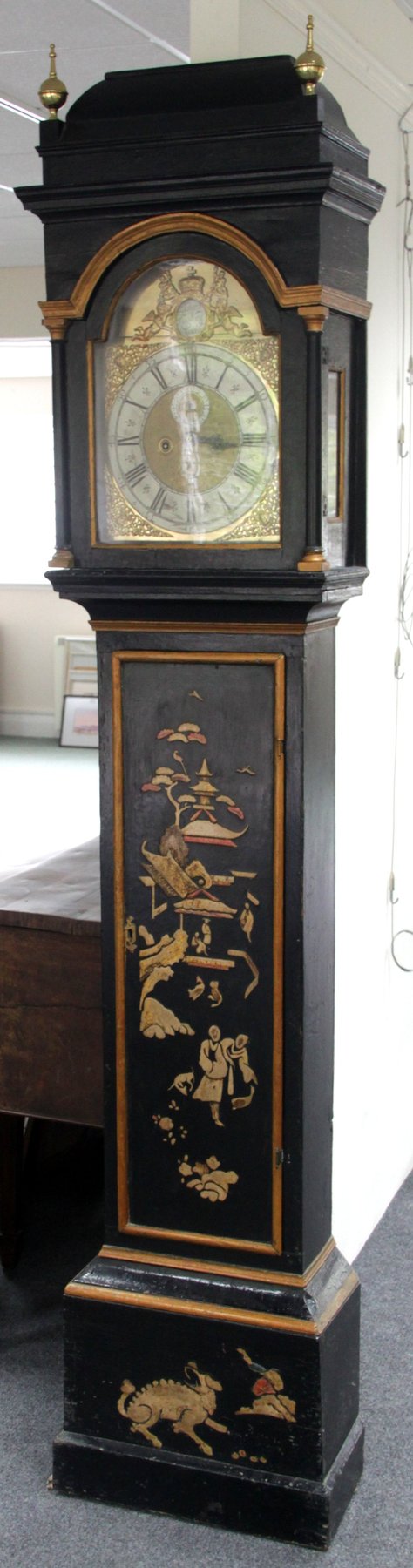 Appraisal: A late th Century eight-day longcase clock the later arch