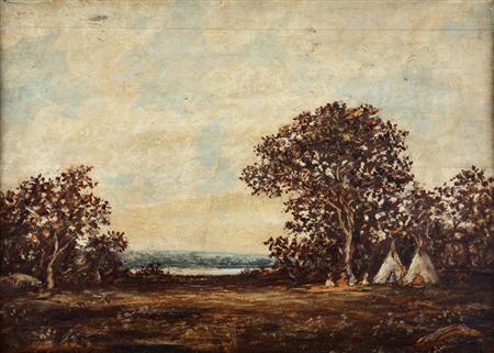 Appraisal: Manner of Ralph Albert Blakelock i Indian Encampment ii Sunset