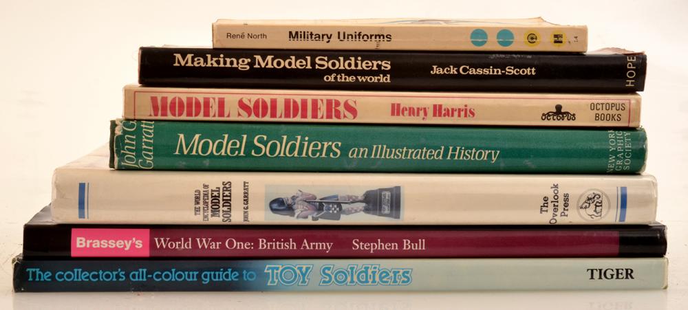 Appraisal: SEVEN BOOKS RELATING TO TOY SOLDIERS INCLUDING 'THE WORLD ENCYCLOPEDIA