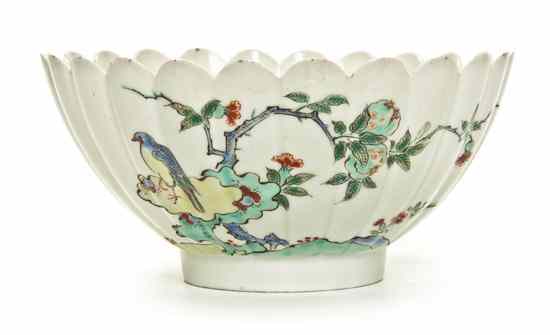 Appraisal: A Kakiemon Lotus Form Bowl having a scalloped rim decorated