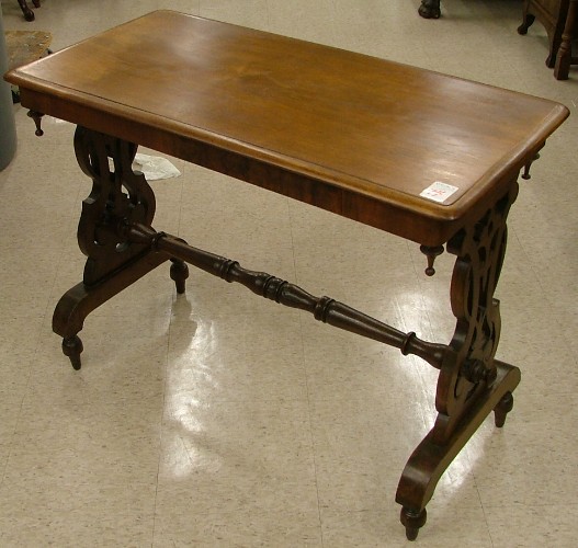 Appraisal: VICTORIAN CONSOLE TABLE American late th century having a rectangular