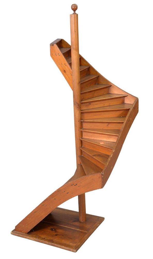 Appraisal: Small architectural Staircase model height inches width inches Small architectural