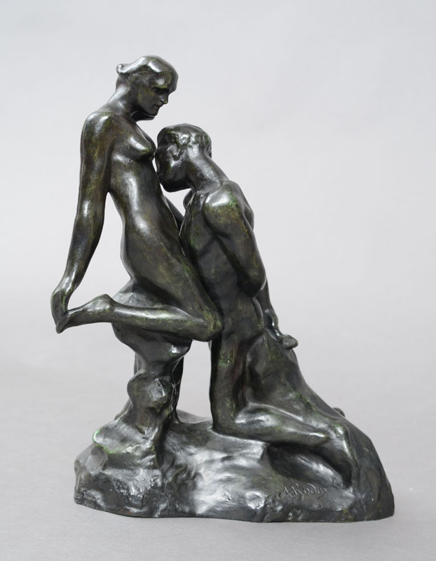 Appraisal: AUGUSTE RODIN - L'ETERNELLE IDOLE Bronze with patine vert inscribed