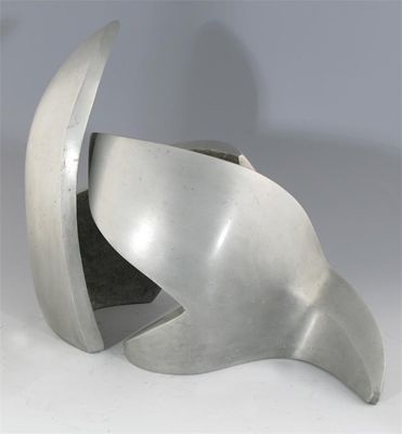 Appraisal: Pamela Rydzewski d An abstract lamp surround Two both aluminium