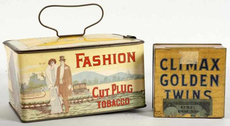 Appraisal: Lot of Tobacco Tins Description Includes Climax Golden Twins and