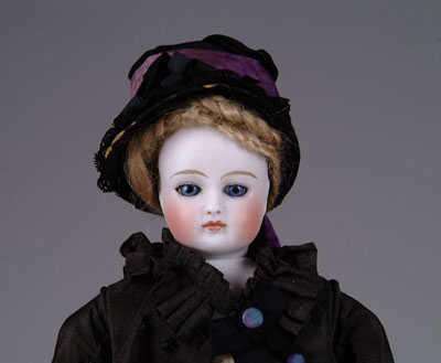 Appraisal: ROHMER FASHION DOLL An extremely pale bisque swivel neck Rohmer