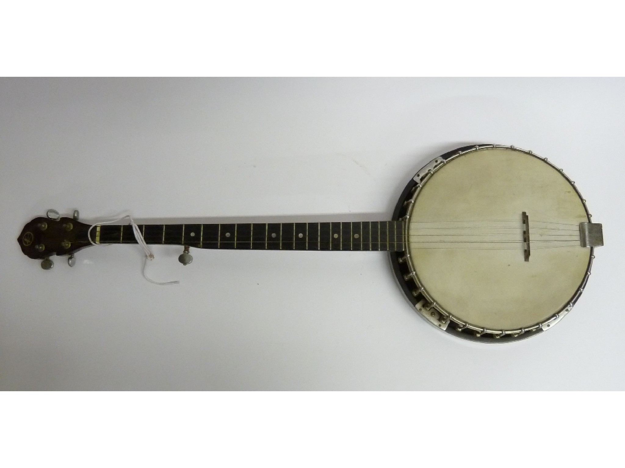 Appraisal: KAY FIVE STRING BANJO the skin retained with chromium plate