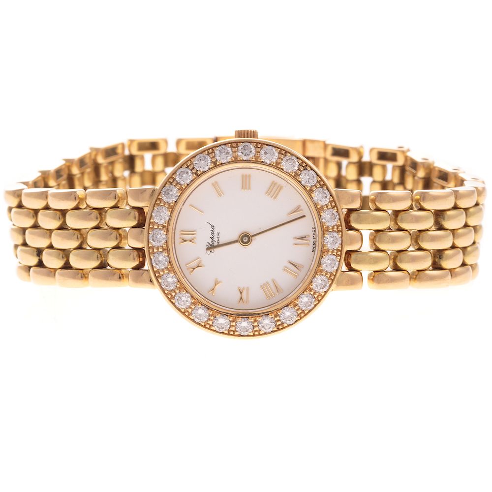 Appraisal: A Ladies K Diamond Chopard Dress Watch K yellow gold