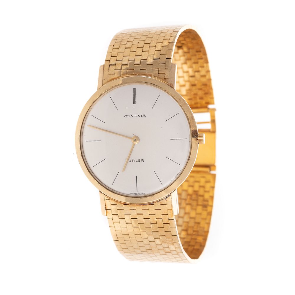 Appraisal: An K Yellow Gold Juvenia Turler Watch K yellow gold