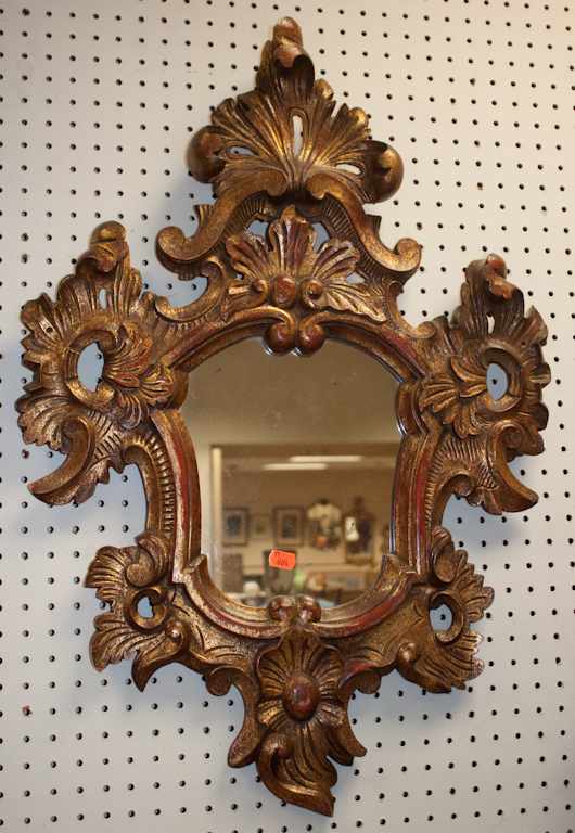 Appraisal: Italian giltwood mirror Estimate - No condition report supplied