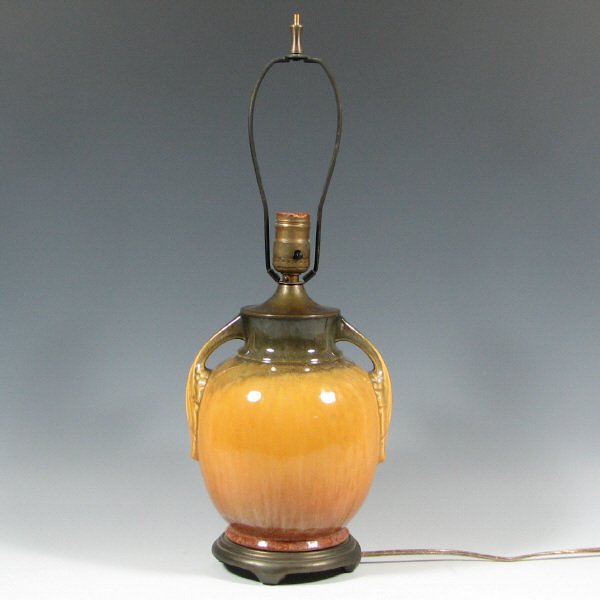 Appraisal: Roseville Tuscany - Lamp - Mint Factory original Roseville Tuscany