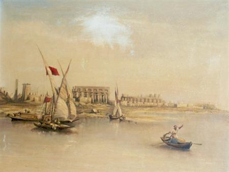 Appraisal: After David Roberts Ruin of Luxor from the Nile Estimate