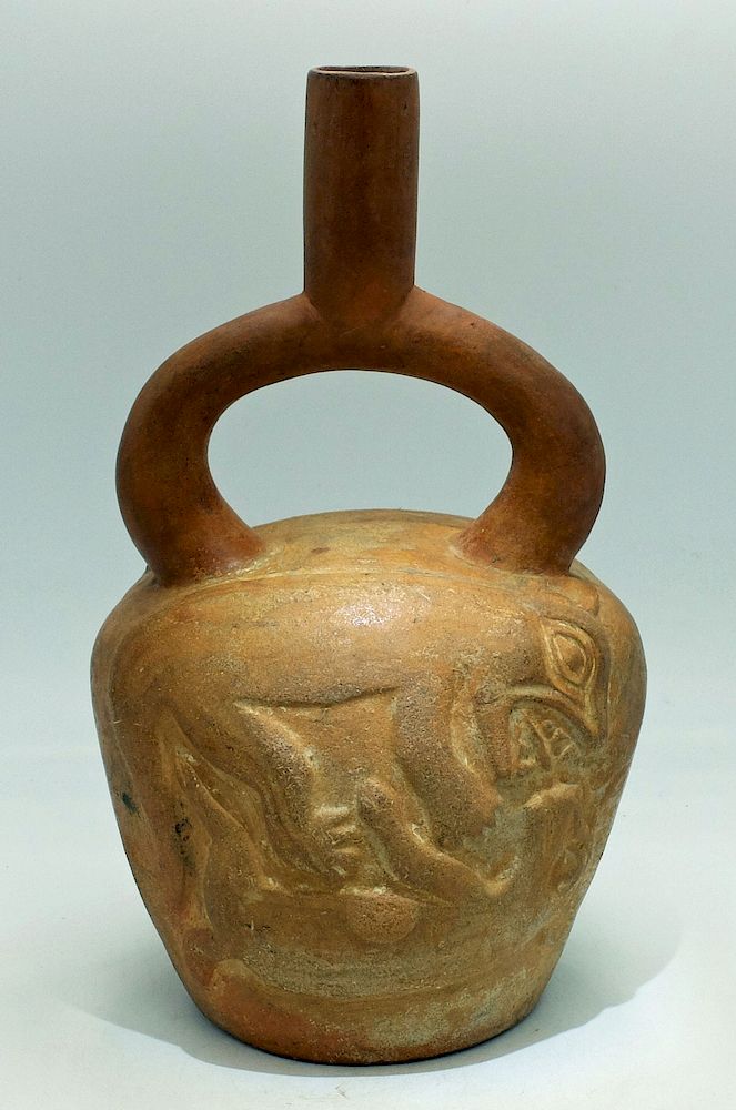 Appraisal: Moche IV Bottle - Peru ca - AD An excellent