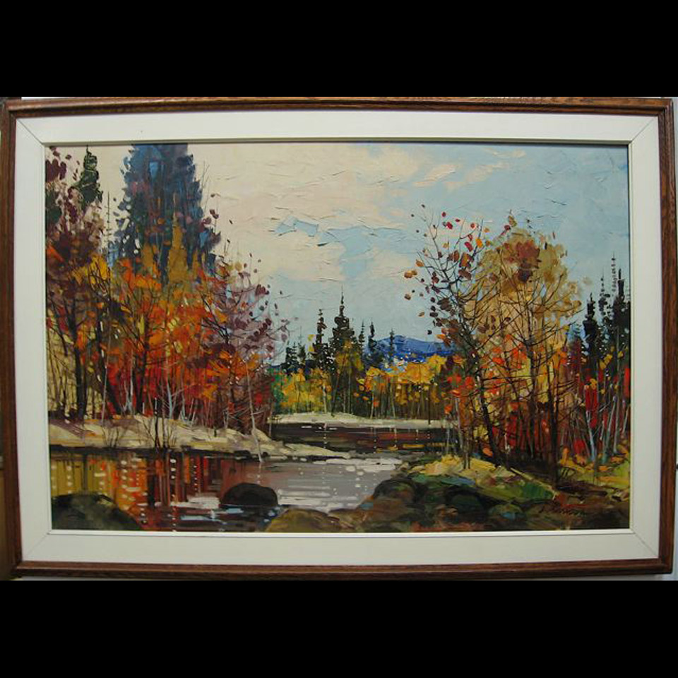 Appraisal: GYULA JULIUS MAROSAN - HUNGARIAN CANADIAN LATE AUTUMN OIL ON