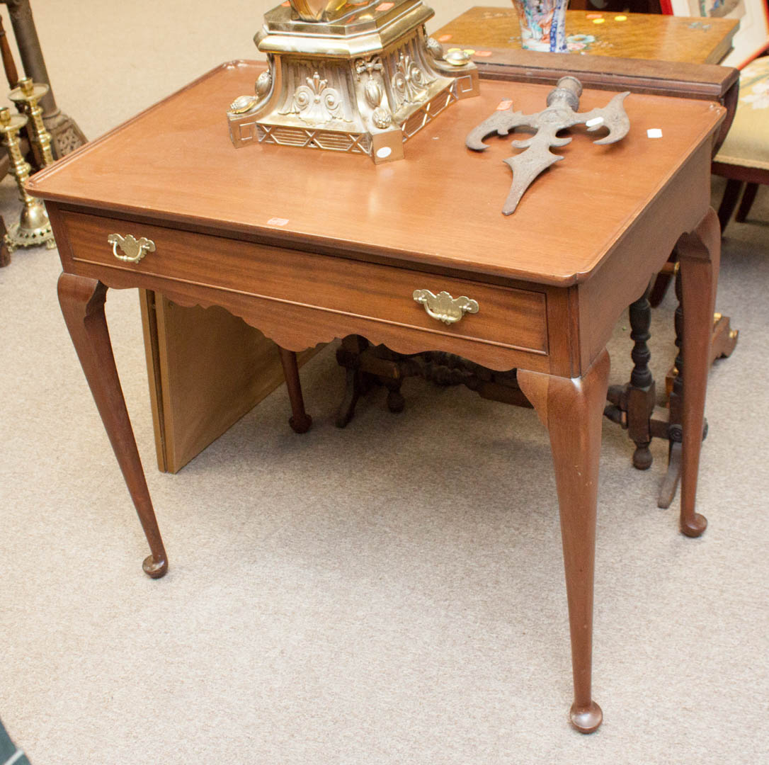 Appraisal: Saybolt Cleland mahogany side table