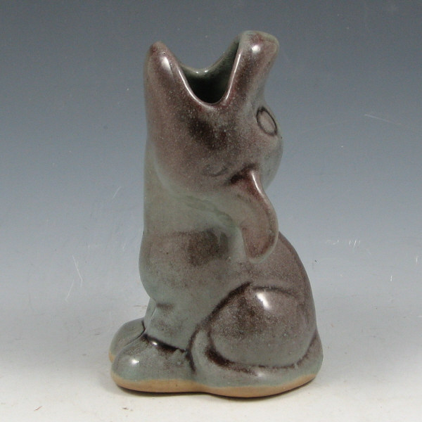 Appraisal: Shearwater howling dog figurine Faintly marked with impressed semi-circular SHEARWATER