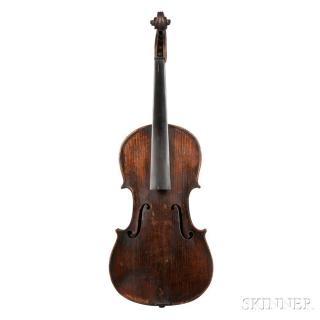 Appraisal: German Violin labeled Joseph Fischer Lautten und Geigenmacher in Regensburg