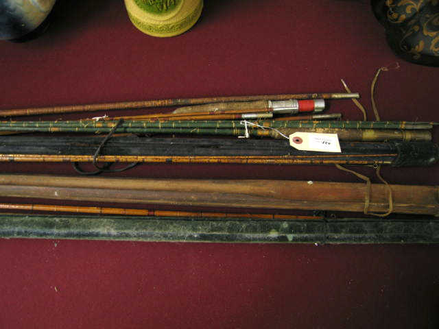 Appraisal: Collection of Old Bamboo Fly Rods