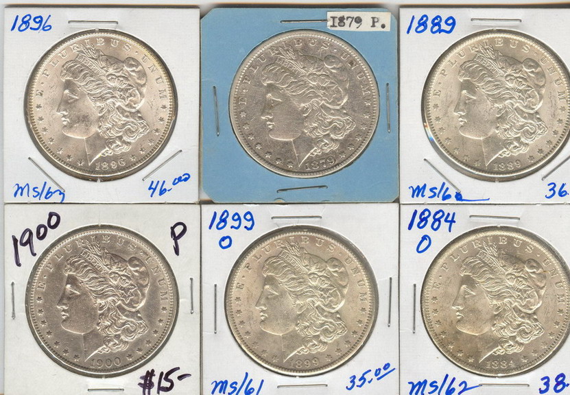 Appraisal: U S MORGAN SILVER DOLLARS As found in the estate