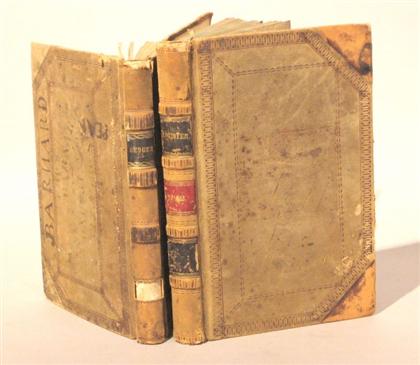 Appraisal: vols Manuscript Account Books John Barnard Undertakers Philadelphia Nov -