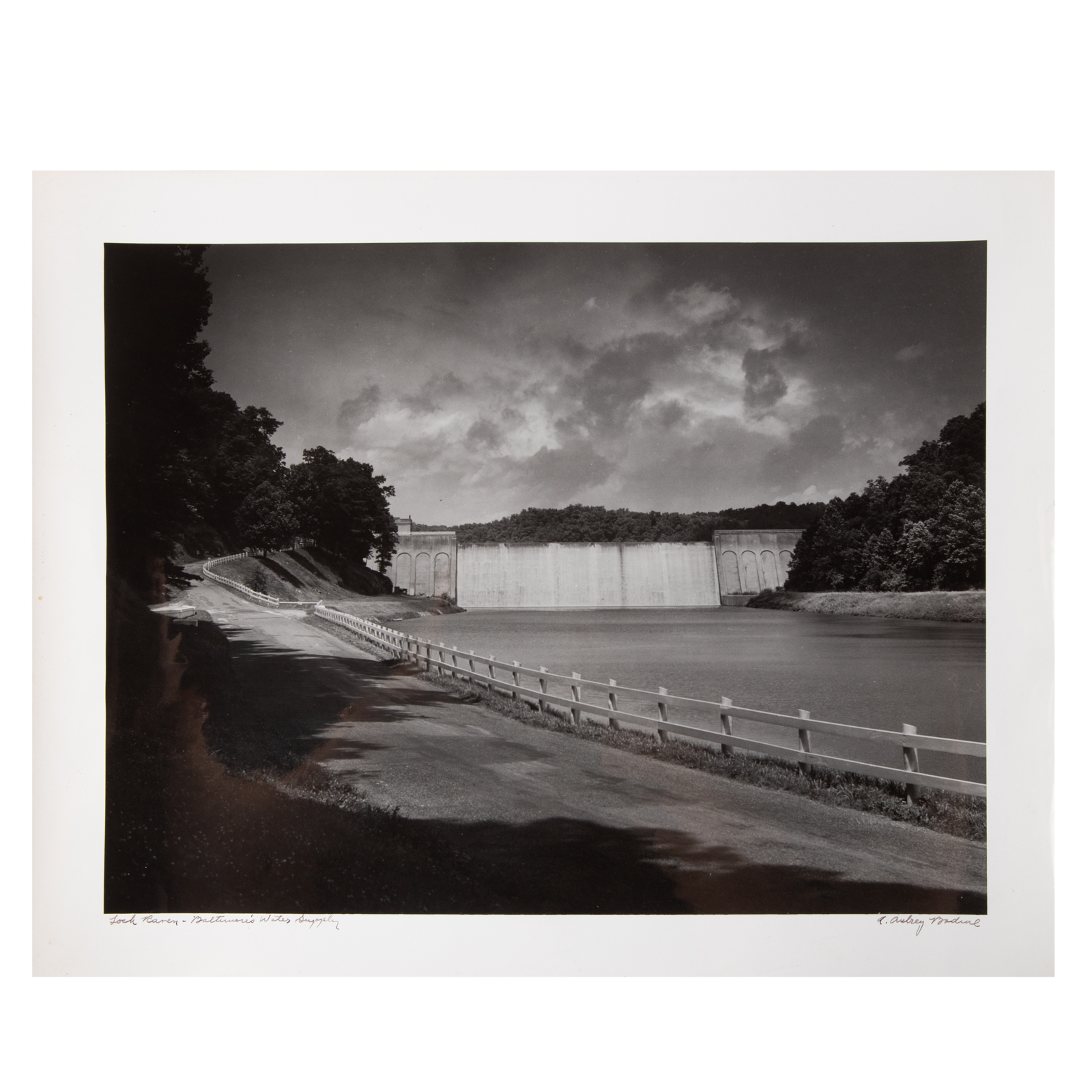 Appraisal: A AUBREY BODINE LOCH RAVEN GELATIN SILVER PRINT American -