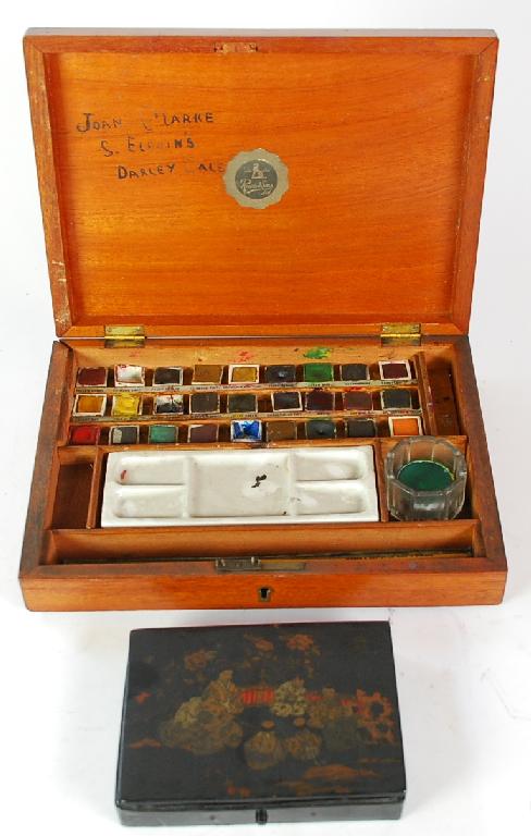 Appraisal: REEVES AND SONS ARTISTS WATERCOLOUR PAINT BOX bears label 'Students