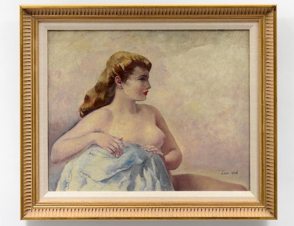 Appraisal: LEON KROLL American - Nude Profile Signed l r Verso