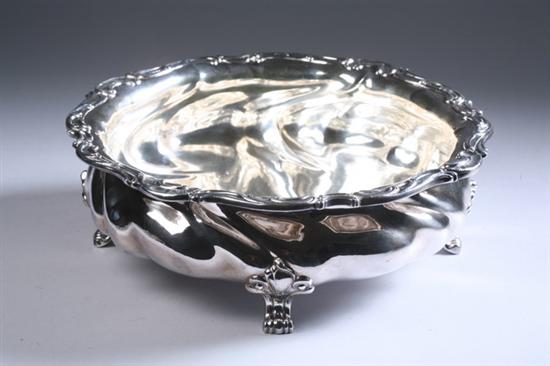 Appraisal: GERMAN SILVER BOWL th century silver standard The rim cast