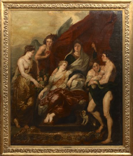 Appraisal: After Sir Peter Paul Rubens Flemish - The Birth of