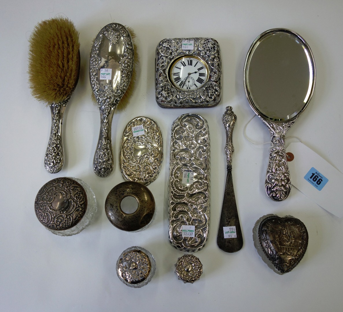 Appraisal: A collection of late Victorian and early th Century silver